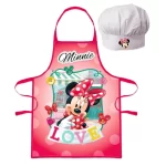 Set Șort Și Bonetă De Bucătar Minnie Mouse Love, 3-8 Ani, Multicolor
