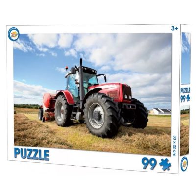 Puzzle tractor, 99 piese, Toy Universe