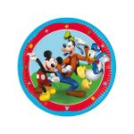 Set 8 farfurii Eco, Mickey & Prietenii, 23 cm, Disney
