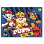 Puzzle Paw Patrol - Pups On The Go , 50 piese , 40 x 29 cm, Multicolor