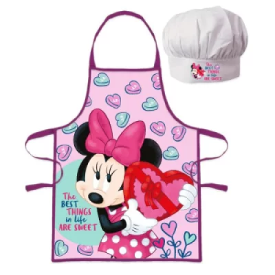 Set șort și bonetă de bucătar Minnie Mouse Sweet Roz