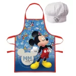 Set șort și bonetă de bucătar Mickey Mouse , 3-8 ani, Multicolor
