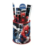 Set 7 rechizite Spiderman, 23x8x8 cm Albastru/Roșu
