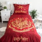 Set lenjerie pat copii, multicolor, 2 piese, 140×200 cm, 70×90, Harry Potter, 029787