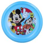 Farfurie plastic pentru copii, fără BPA, 21,5 cm, Mickey Mouse, 50112
