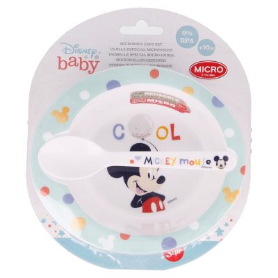 Set hrănire bebeluși Mickey Mouse