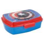 Cutie sandwich, multicolor, fără BPA, 17x 14 x 5.5 cm, Captain America
