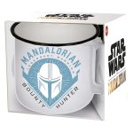 Cană Star Wars The Mandalorian, alb cu design multicolor, capacitate 400 ml, înălțime 9 cm