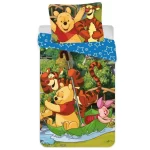 Set Lenjerii de pat copii, Winnie the Pooh 2 piese 90x140, 40x55 cm Multicolor 90 x 140