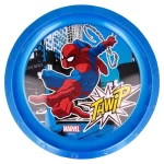 Farfurie plastic pentru copii, multicolor, fără BPA, 21,5 cm, Marvel, Spiderman