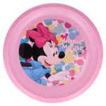 Farfurie plastic pentru copii, multicolor, fără BPA, 21,5 cm, Minnie Mouse, Disney