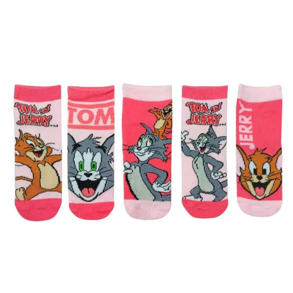 Set 5 perechi șosete copii multicolor Tom and Jerry