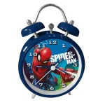 Ceas deșteptător pentru copii, 13 x 9 x 4 cm, Marvel, Spiderman