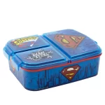 Cutie sandwich, multicompartimente, multicolor, fără BPA, Superman