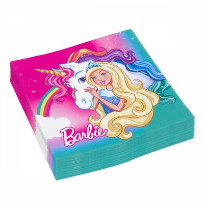 Set 20 Șervețele Petrecere Barbie Dreamtopia, 33x33cm, AMS 9902525