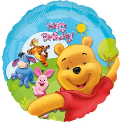 Balon folie Winnie the Pooh & Friends Happy Birthday 43cm