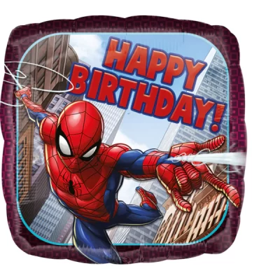 Balon Folie Spiderman Partymag roșu/albastru 45 cm