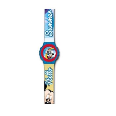 Ceas digital pentru copii, multicolor, Mickey Mouse, Disney