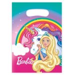 Set 8 pungi pentru cadou multicolor Barbie