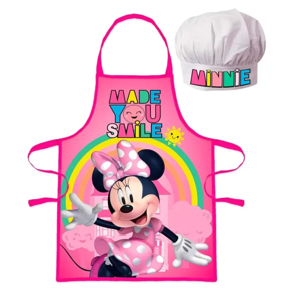 Set șorț și bonetă de bucătar Disney Minnie Mouse