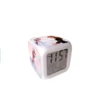 Ceas deșteptător digital, multicolor, Frozen, 8x8x8 cm, Disney