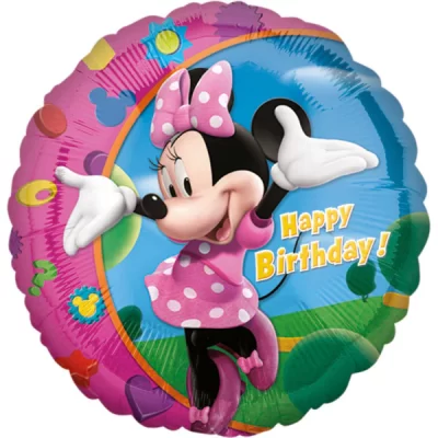 Balon folie Minnie Mouse Happy Birthday 43cm