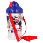 Sticlă pentru apă, anticurgere, multicolor, 440 ml, Mickey Mouse, Disney