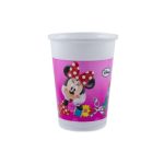 Set 8 Pahare de unică folosință Disney Minnie, Fundag, 200 ml