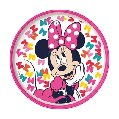 Farfurie antiderapantă multicolor Minnie Mouse