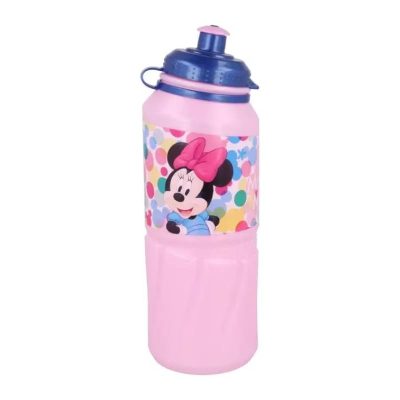 Sticlă pentru apă sport roz Minnie