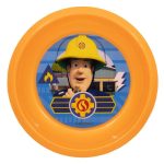 Bol plastic, multicolor, pentru copii, fără BPA, 16,5 cm, Fireman Sam