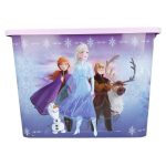 Cutie depozitare jucării Disney, Frozen, Plastic, 23 l, 27 cm x 29 cm x 40 cm, Multicolor