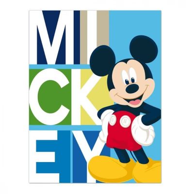 Pătură copii multicolor Mickey Mouse