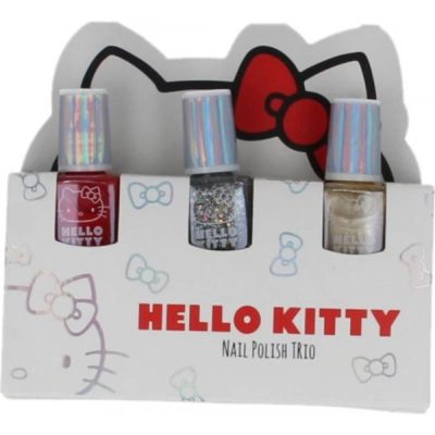 Set 3 sticluțe ojă Hello Kitty