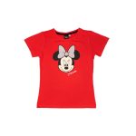 Tricou fetițe, 100% bumbac, roșu, Minnie Mouse, Disney