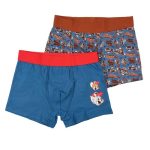 Set 2 perechi boxeri pentru băieți, 100% bumbac, multicolor, Retro, Tom and Jerry