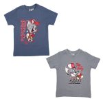 Set două tricouri copii, albastru/gri, 100% bumbac, Tom & Jerry