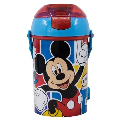 Sticlă apă multicolor Mickey Mouse
