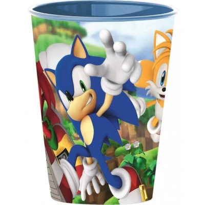 Pahar de plastic Sonic the Hedgehog Multicolor 260 ml