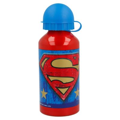 Sticlă de apă pentru copii aluminiu Superman Symbol