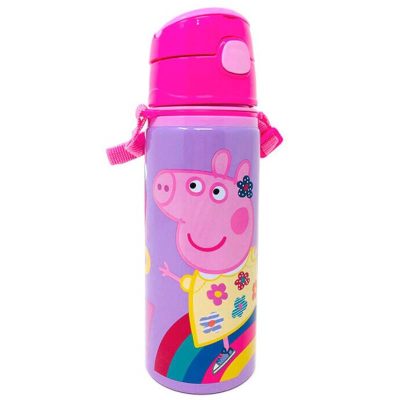 Sticlă de apă pentru copiii aluminiu Peppa Pig