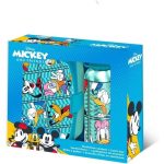 Set cutie sandwich plastic fără BPA și sticlă apă din aluminiu, 400 ml, multicolor, Mickey Mouse and Friends, Disney