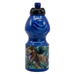 Sticlă sport pentru apă, Jurassic World, 400 ml Albastru