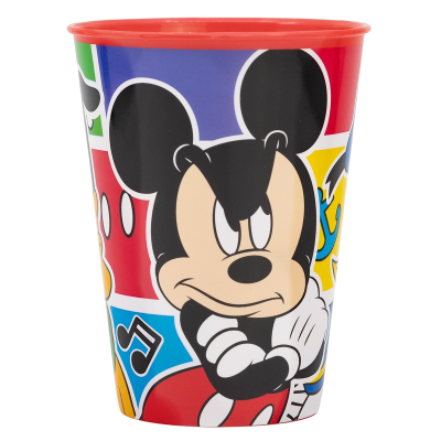 Pahar plastic Mickey Mouse 260 ml Roșu
