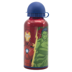 Sticlă de apă, pentru copii, din aluminiu, cu model Avengers, 400 ml
