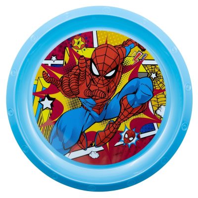 Farfurie plastic pentru copii multicolor Spiderman