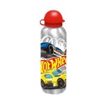 Sticlă de apă, pentru copii, din aluminiu, fără BPA, multicolor, 500 ml, Hot Wheels