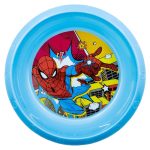 Bol plastic, multicolor, pentru copii, fără BPA,16,5 cm, Spiderman