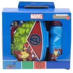 Set cutie sandwich și sticlă pentru lichide, 400 ml, multicolor, Heraldic Army, Avengers, Marvel