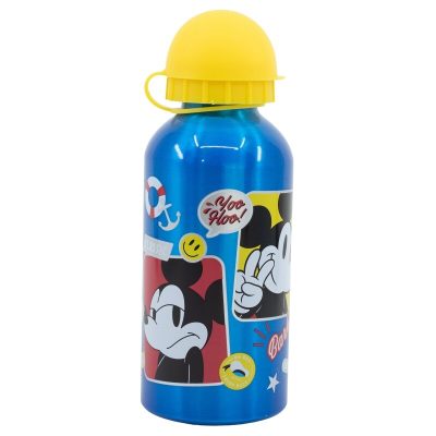 Sticlă de apă copii aluminiu 400 ml Fun-Tastic Mickey Mouse